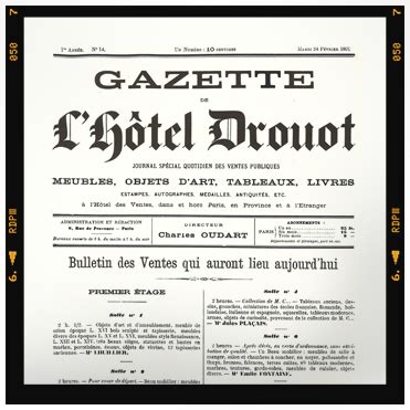 About Gazette Drouot