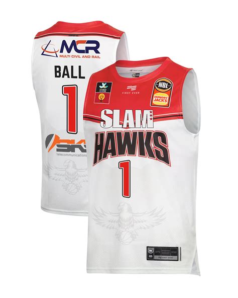 Illawarra Hawks 1920 Authentic Away Jersey Lamelo Ball With Slam