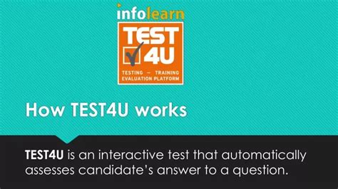 Ppt How Test4u Works Powerpoint Presentation Free Download Id 9497632