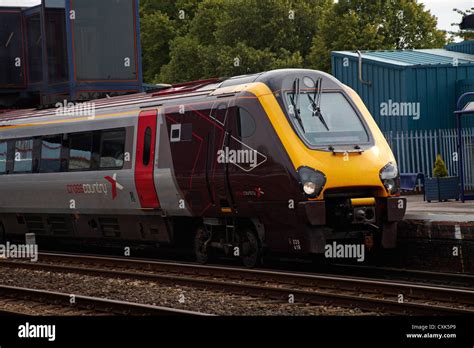 Cross Country train at Oxford station, Oxford, Oxfordshire UK in July ...