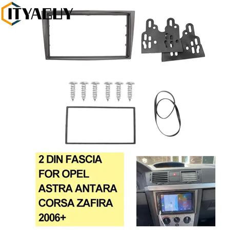 Double 2 Din Car Radio Fascia For Opel Corsa C Agila Astra G Combo C