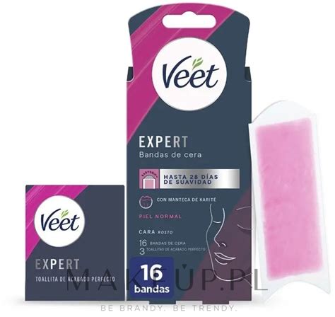 Veet Expert Paski Wosku Do Depilacji Twarzy Dla Sk Ry Normalnej