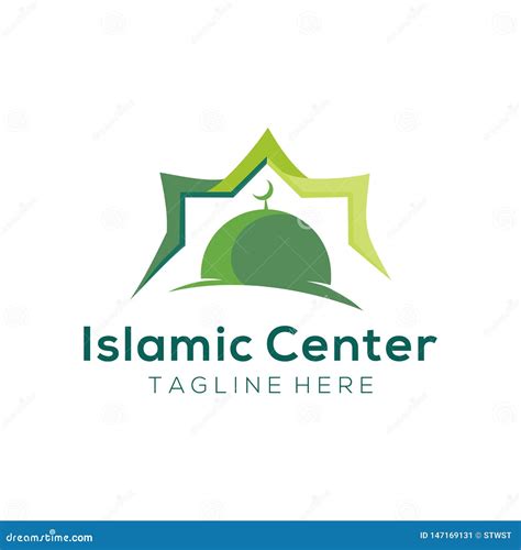 Modern Mosque Islamic Center Logo and Icon Design Stock Vector ...