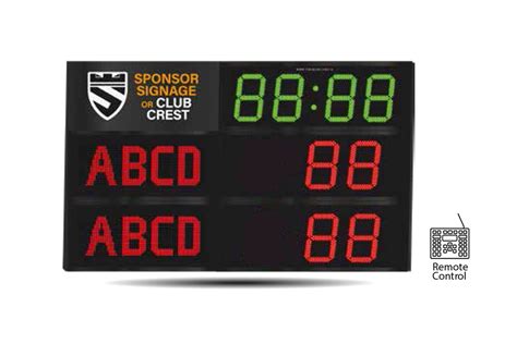 Timing Ireland Led Rugby Scoreboard Rg