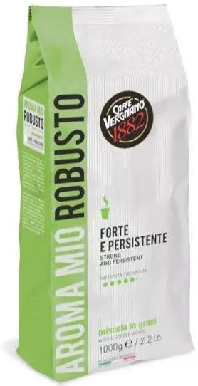 לקנות תערובת פולי קפה 1 ק ג Caffe Vergnano 1882 Aroma Mio Robusto