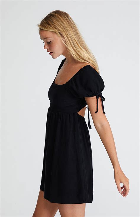 La Hearts Open Back Babydoll Dress Pacsun