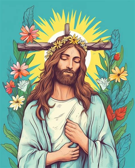 Premium Ai Image Jesus Christ With Good Friday Background