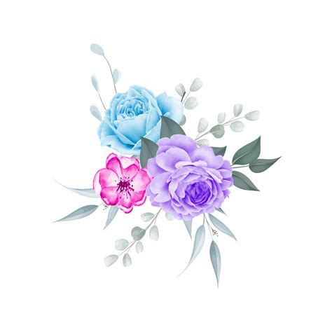 Marco De Flores Florales Acuarela Png Clipart Floral Marco Floral Diseño Floral Png Y Psd