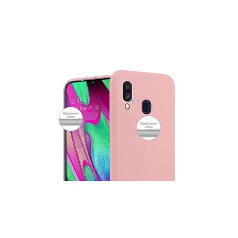 Cover Samsung Galaxy A40 Etui Case Lyserød Elgiganten