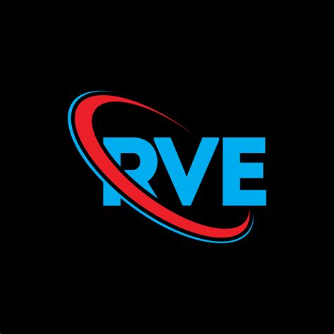 RVE logo. RVE letter. RVE letter logo design. Initials RVE logo linked with circle and uppercase ...