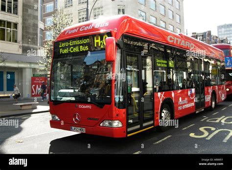 Zero Emission Hydrogen Fuel Cell Bus, London, England, UK Stock Photo - Alamy