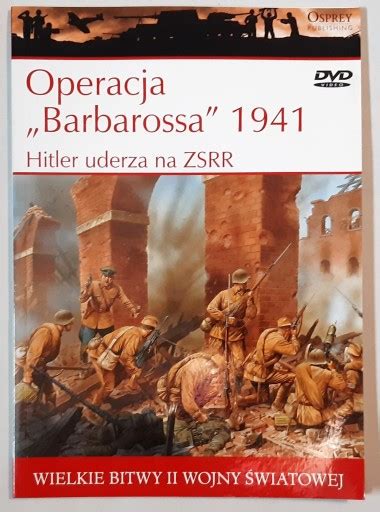 OPERACJA BARBAROSSA 1941 HITLER UDERZA DVD 12785957220 Książka