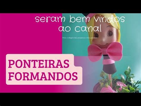 Como Fazer Uma Ponteira De Eva Para Boneca De Formatura R Pido E F Cil