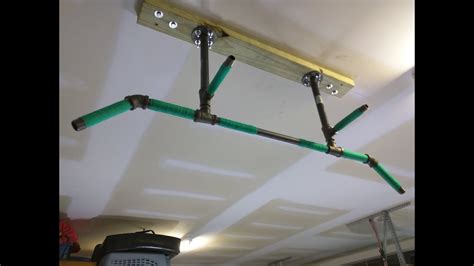 Build Ceiling Mounted Pull Up Bar | Shelly Lighting