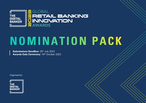 Global Retail Banking Innovation Awards 2023 Nomination Pack The