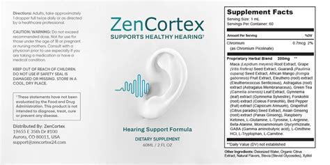 ZenCortex Reviews ZenCortex Drops For Tinnitus Relief Hearing Loss