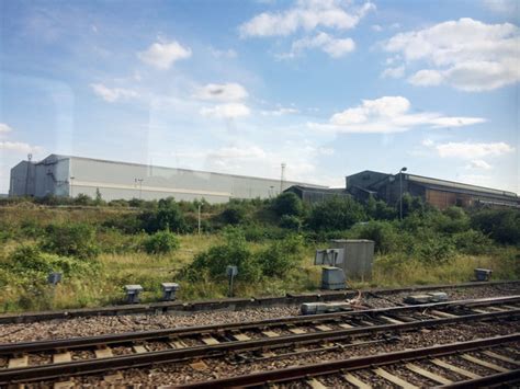 British Steel Plant Scunthorpe From The © Steve Fareham Geograph