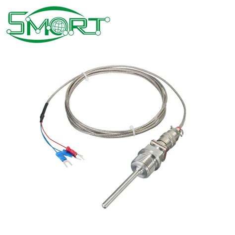 Rtd Pt100 Temperature Sensors 12 Inch Npt Threads With Detachable Connector