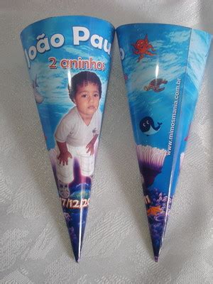 Cone Para Guloseimas Fundo Do Mar Compre Produtos Personalizados No Elo