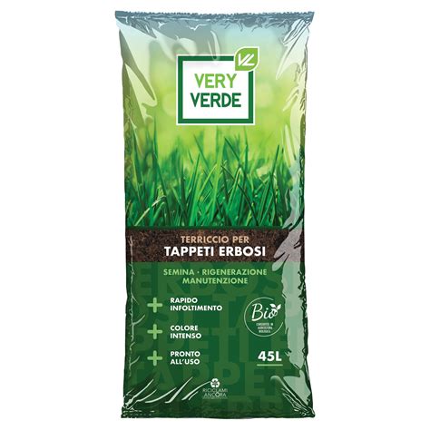 TERRICCIO TAPPETI ERBOSI 45 L VERY VERDE