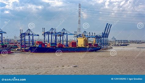 Port Of Saigon Ho Chi Minh City Vietnam Southeast Asia Stock Image