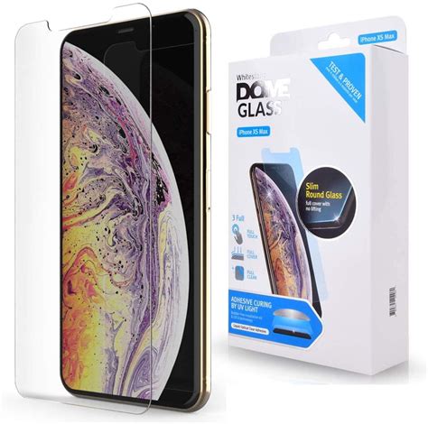 Iphone Xs Max Screen Protector Tempered Glass Full Cover Screen Shield No Uv Light Included