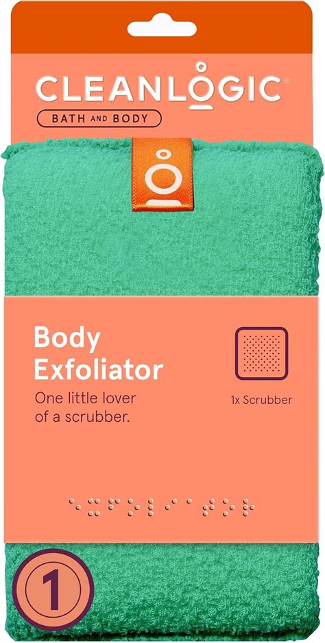 Amazon Cleanlogic Small Exfoliating Body Scrubber Count