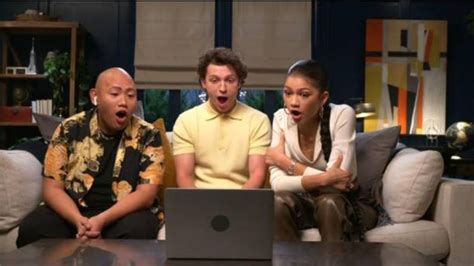 Tom Holland Y Zendaya Reaccionan Al Segundo Tr Iler De Spider Man No