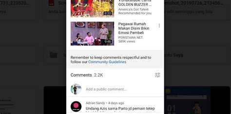 Cara Membuat Komentar Di Youtube Android Bacolah