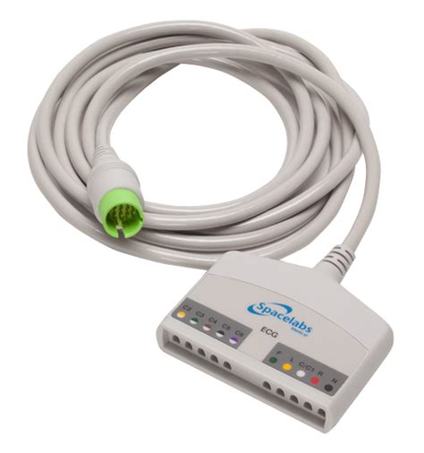 ECG cable, 10-lead, 10′, IEC | Spacelabs Healthcare