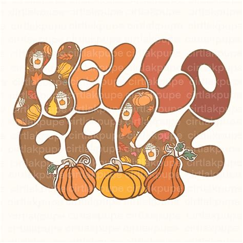 Pumpkin Png, Hello Fall PNG, Pumpkin Season Png, Halloween Trendy ...