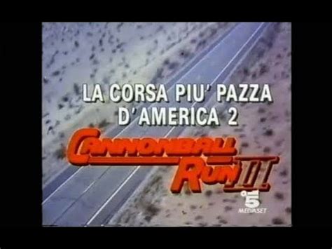 La Corsa Pi Pazza D America N The Cannonball Run Ii Promo Tv