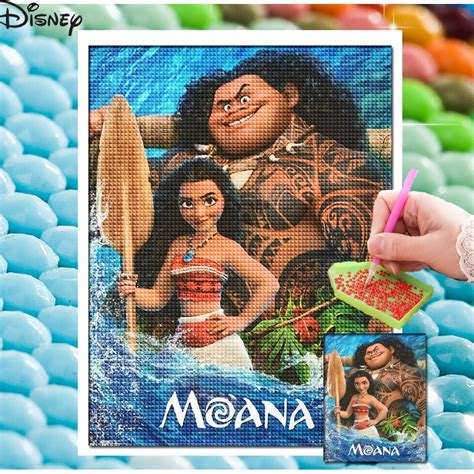 Pintura De Diamante D De La Pel Cula Disney Moana Bordado De