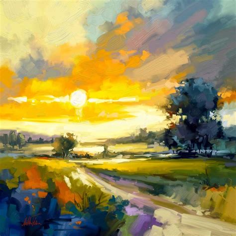 Romantic Sunset Digital The Art Of Mikko Tyllinen Landscape