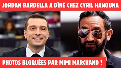 JORDAN BARDELLA INVITÉ CHEZ CYRIL HANOUNA À ST TROPEZ LES PHOTOS