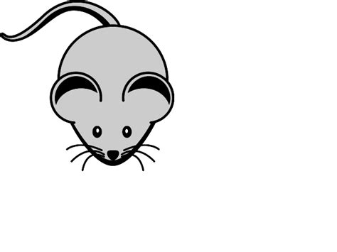 Mouse Black Ears Clip Art at Clker.com - vector clip art online ...