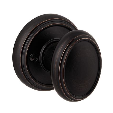 Weiser Prestige Carnaby Pantry Closet Venetian Bronze Dummy Door Knob The Home Depot Canada