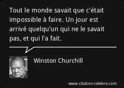 Citation Winston Churchill Monde Tout Le Monde Savait Que C Tait