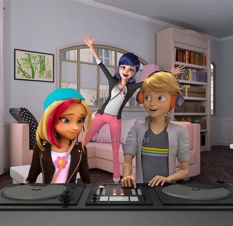 Zoe Marinette Adrien Miraculous Ladybug Comic Miraculous Ladybug