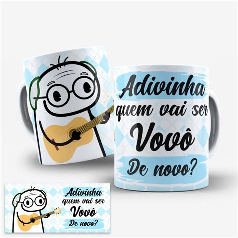 Arte Caneca Revelação de Gravidez Vovó e Vovô 2 Artes Elo7