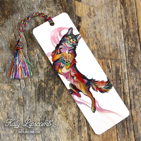 Wolfy Floof Bookmark · Katy Lipscomb Llc · Online Store Powered By Storenvy