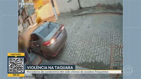 Vídeo Moradores de condomínio na Taquara têm sido vítimas de assaltos