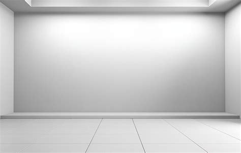 Blank White Room Background in Minimalist Style White room minimalist background | Premium AI ...