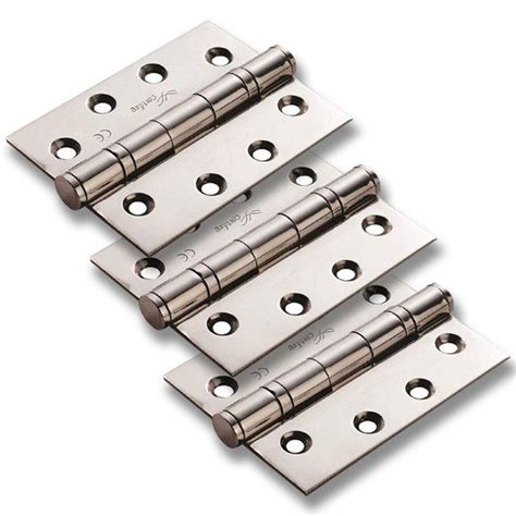 609 Ball Bearing Butt Hinge Grade 13 Pack Of 2 Polished Stainless