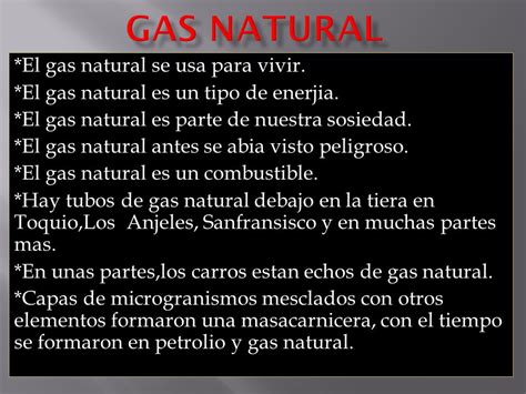 Que Es El Gas Natural Y Para Que Sirve Varios Gas