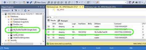 How To Exit From Single User Mode In Sql Server Database My Tec Bits