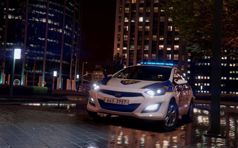 Hyundai I Gd Police Korean Police Car Gta Mods