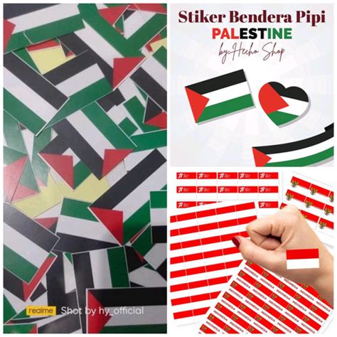 Jual Bendera Palestina Sedang Syal Palestine Bendera Tangan