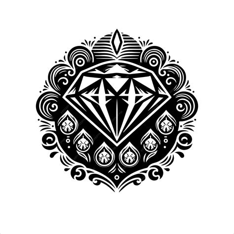 Logotipo De Joyería De Lujo Con Línea De Diamantes Arte De Diamantes Plantilla De Logotipo De