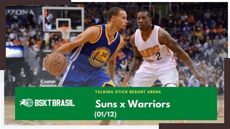 Onde Assistir Suns X Warriors NBA Hoje 01 12 AO VIVO